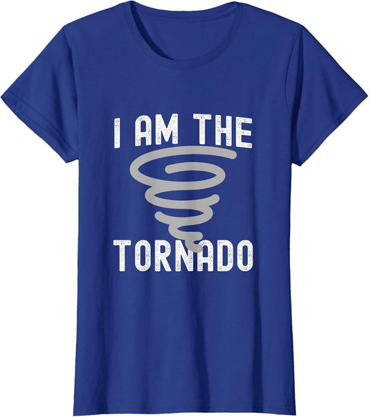 Funny I Am The Tornado Halloween Costume Men Women Boy Girl