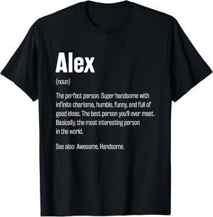 Alex Definition Funny First Name Humor Nickname