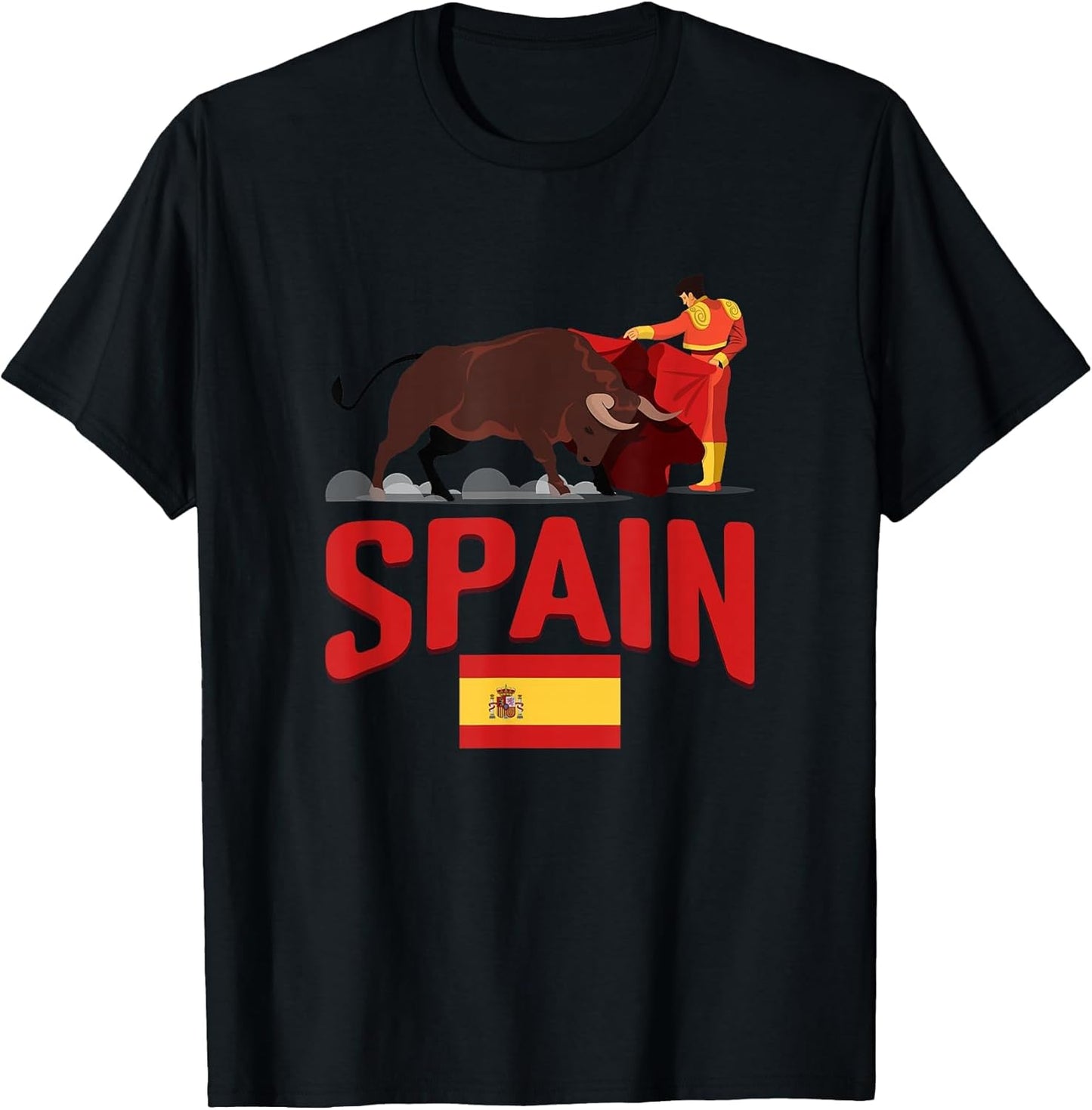 Spain Flag Bull Fighting Spanish