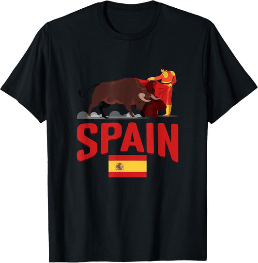 Spain Flag Bull Fighting Spanish