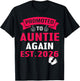 Awesome Promoted to Auntie Again 2026 Pregnancy Announcement