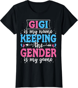 Keeper of The Gender Gigi Baby Announcement Family Party