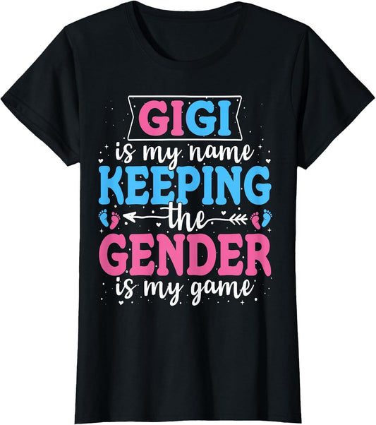 Keeper of The Gender Gigi Baby Announcement Family Party