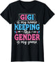 Keeper of The Gender Gigi Baby Announcement Family Party