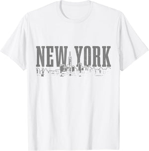 New York City Skyline NY Vintage NYC