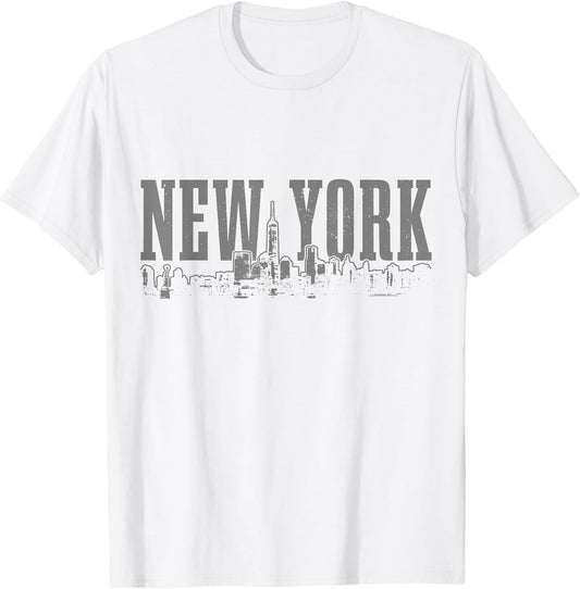 New York City Skyline NY Vintage NYC