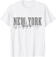 New York City Skyline NY Vintage NYC