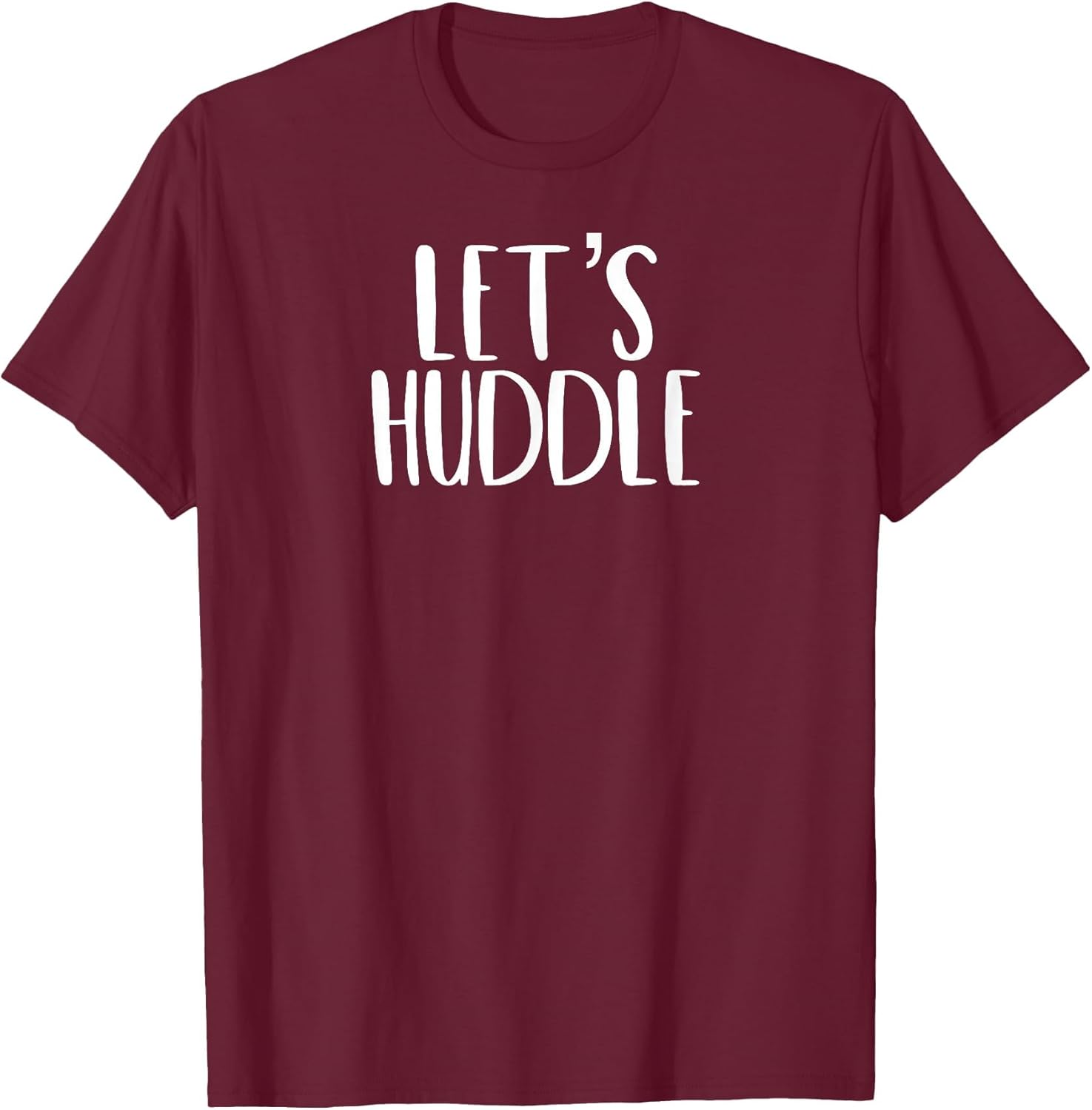 Let's Huddle Funny Let's Cuddle Football Pun