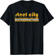 Pittsburgh Retro Three Stripe Weathered Steel City