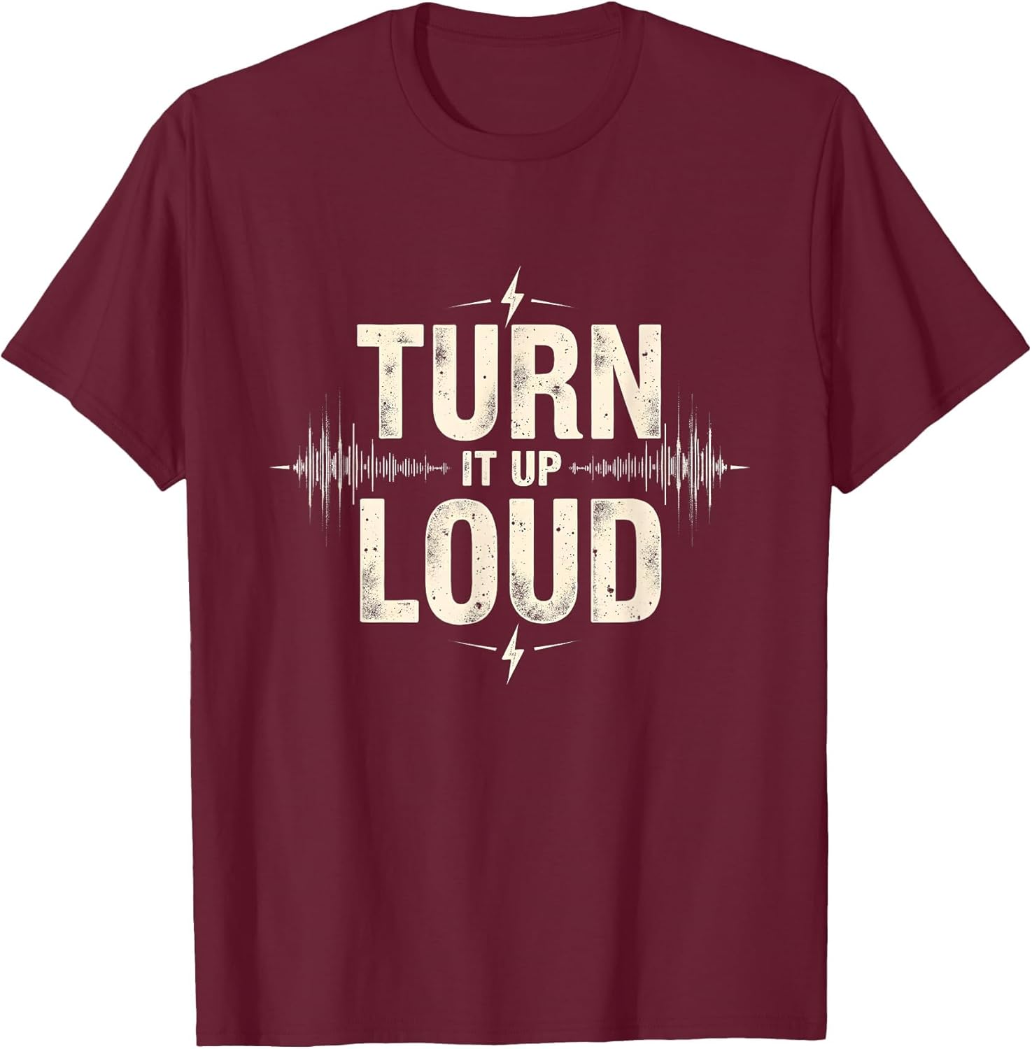 Turn It Up Loud Rock n Roll Music Design