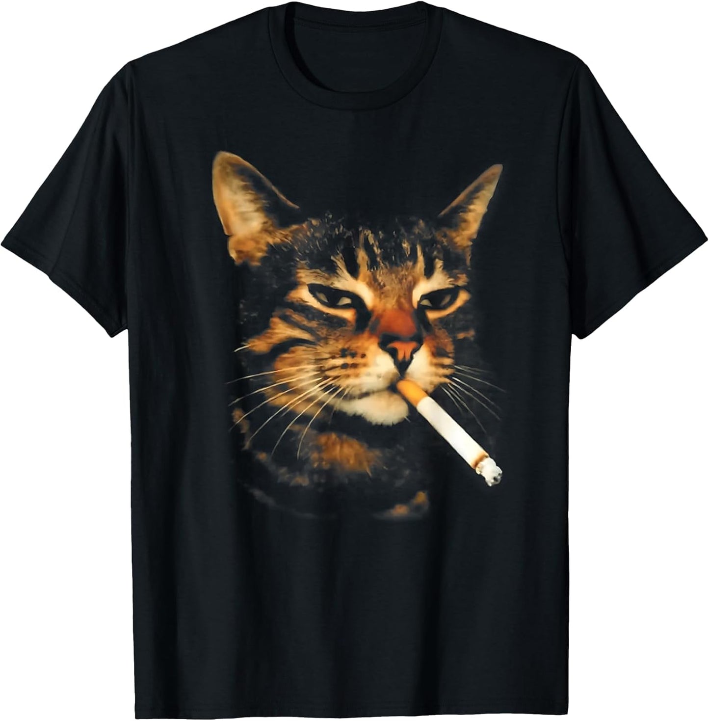 Funny Smoking Cat Cigarette Kitten Meme Stupid Brainrot