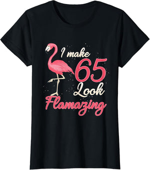 Funny Flamingo 65th Birthday for 65 Years Old Women