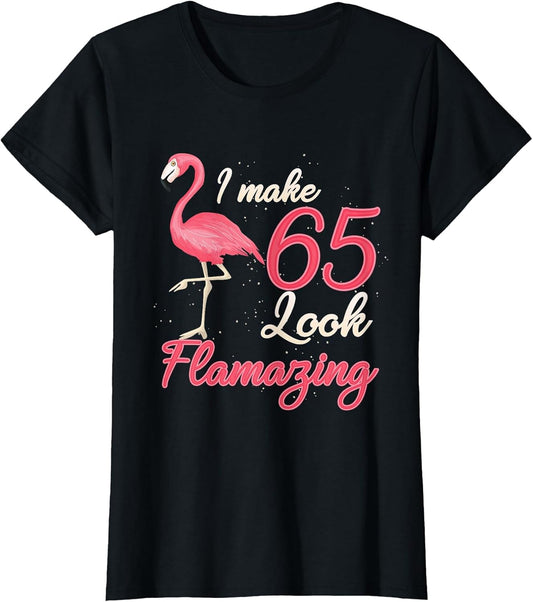 Funny Flamingo 65th Birthday for 65 Years Old Women