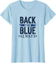 Back The Blue Always Police Support Design