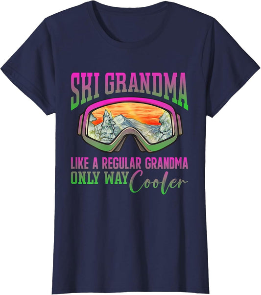 90s 80s Skiing Outfit Retro Ski Grandma