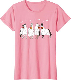 Ghost Horse Spooky Season Trick Or Teach Funny Halloween