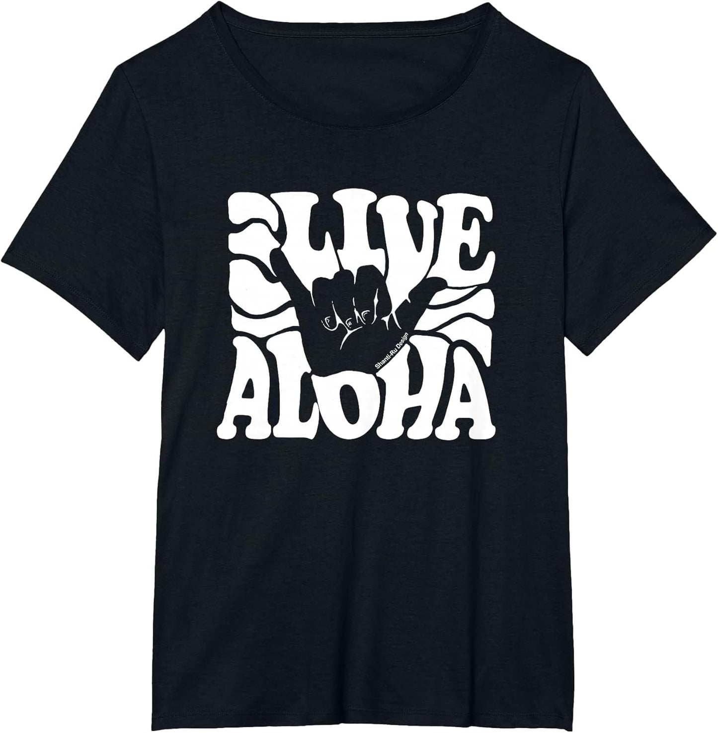 Vintage Live Aloha State Hawaiian Islands Shaka Hawaii Maui
