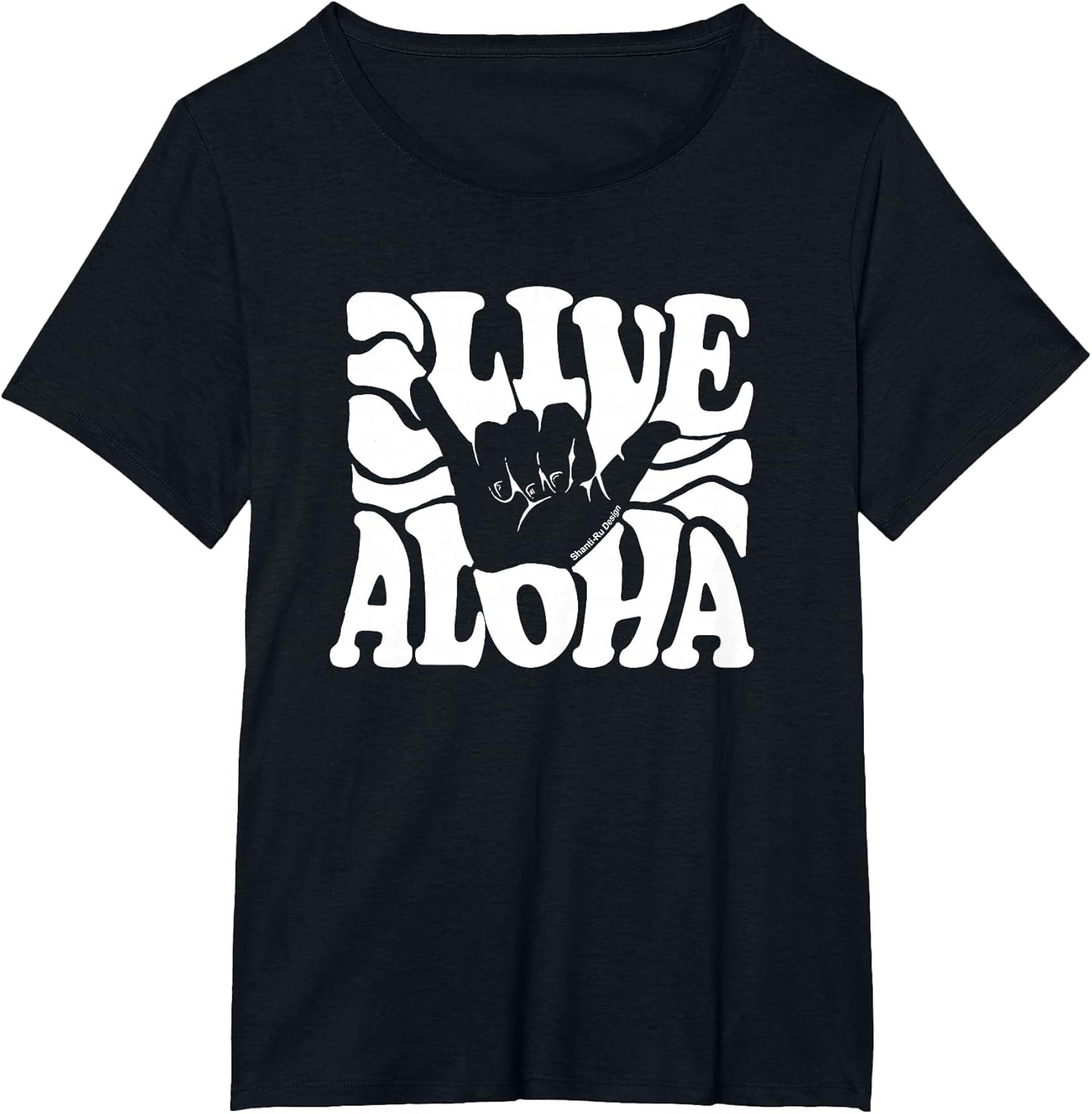 Vintage Live Aloha State Hawaiian Islands Shaka Hawaii Maui