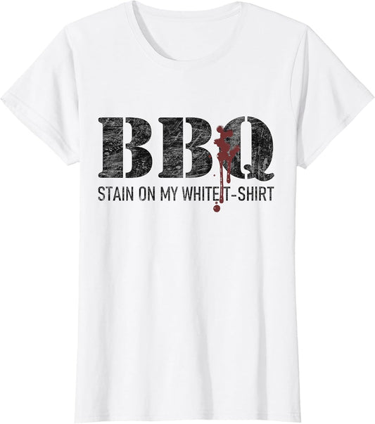 Barbecue Stain on My White