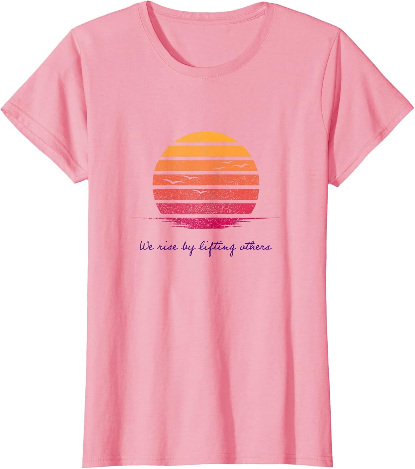 We Rise by Lifting Others Inspirational Quotes Vintage Sun