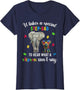Fun Step-dad Shirt, Elephant Autism Awareness Family Support