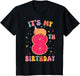 Its My 8th Birthday Donut Lover Cute Capybaras Kids Girls