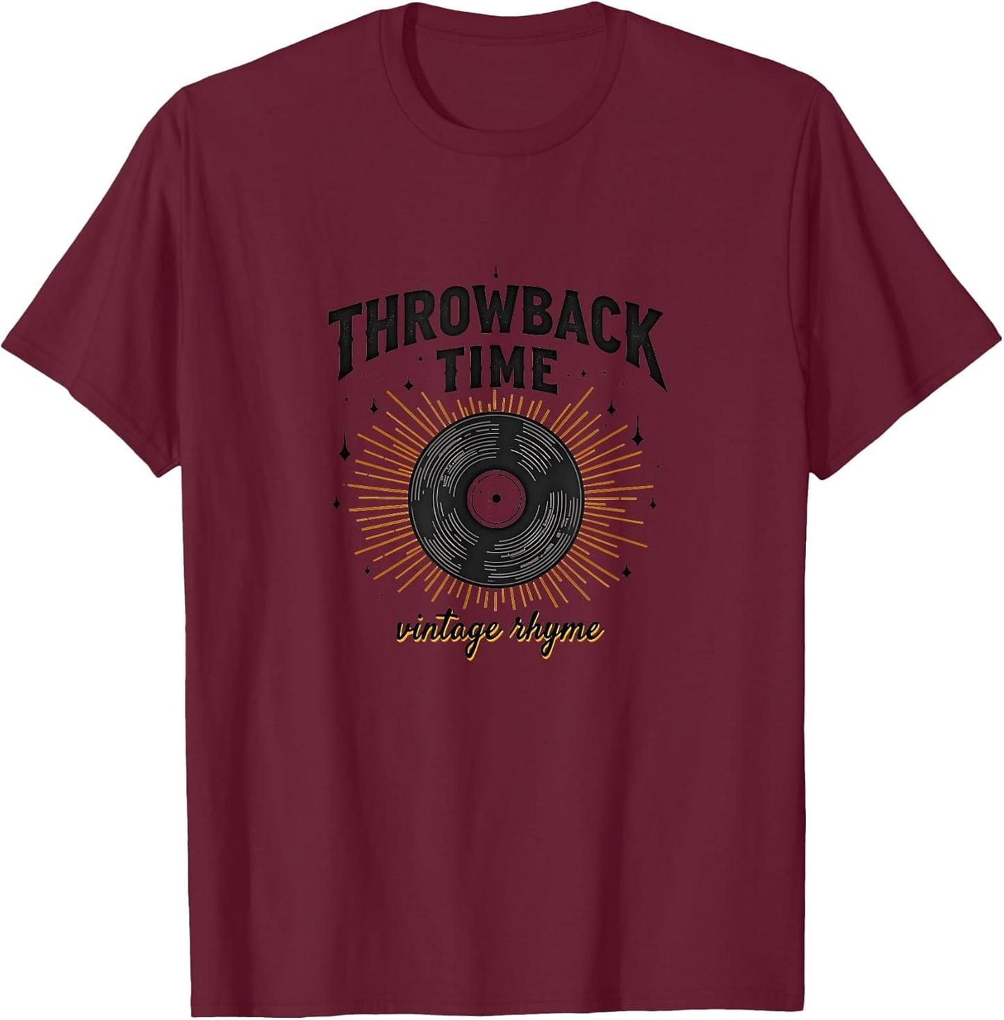 Throwback Time Vintage Rhyme Retro Design