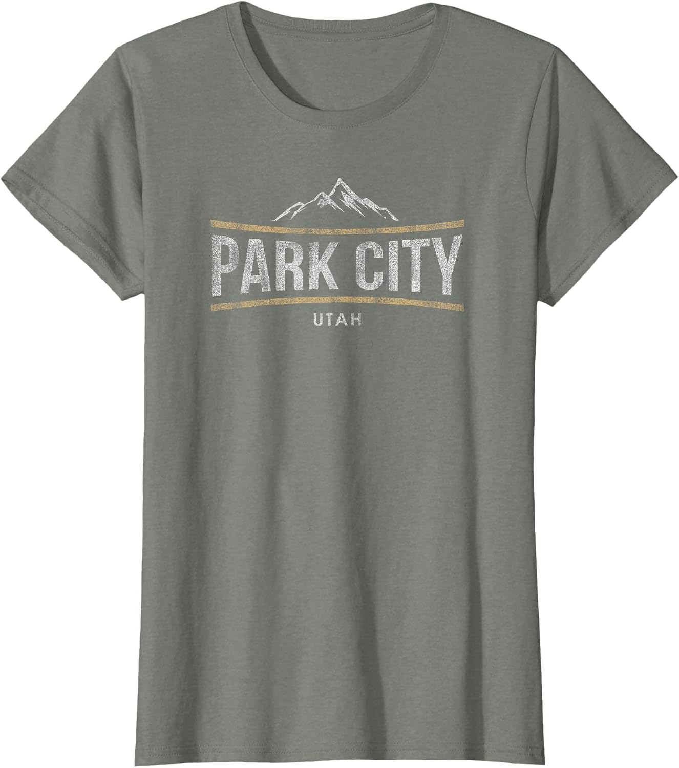 Vintage Park City Utah Mountain Forest Hiking Retro