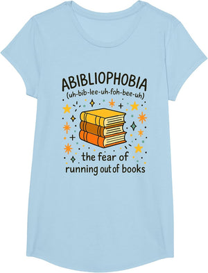 Abibliophobia Funny Book Lovers Graphic