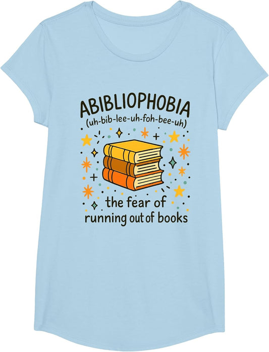 Abibliophobia Funny Book Lovers Graphic
