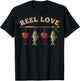Valentines Day Funny Reel Love Fishing Hobby Top