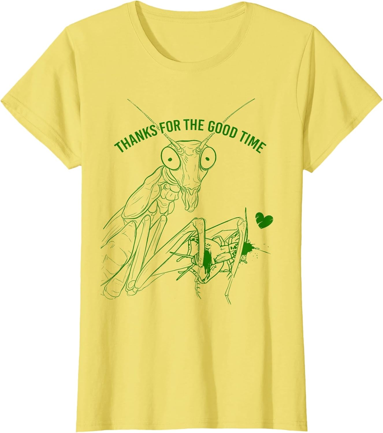 Praying Mantis Thanks for a Good time Funny Entomologist