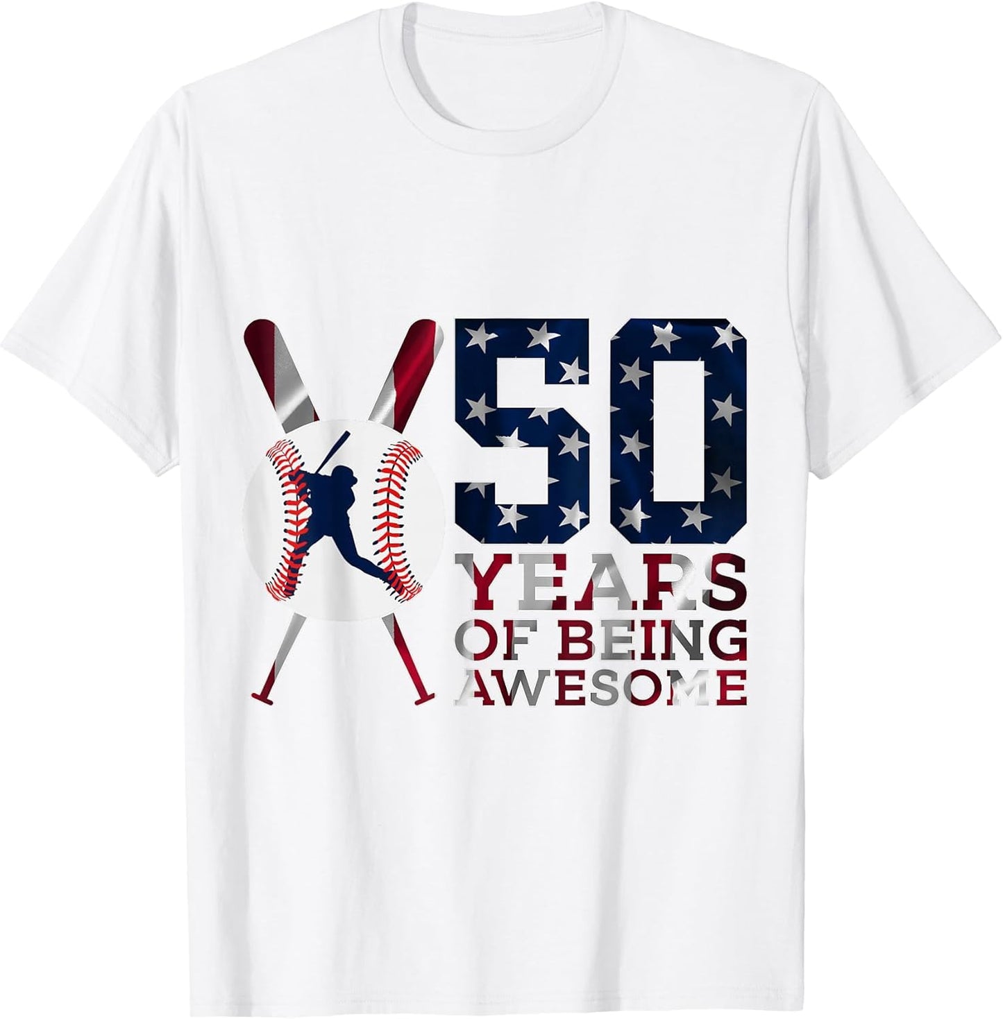 50 Years of Being Awesome Baseball 50TH Birthday