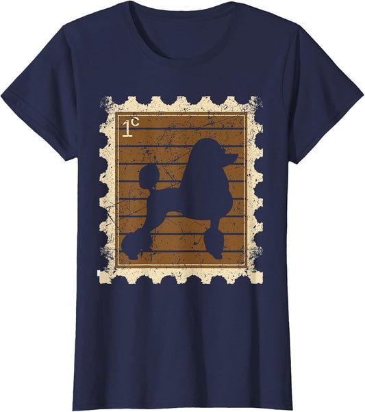 Postage Stamp with a Poodle