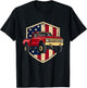 Patriotic Red Pickup Truck American Pride