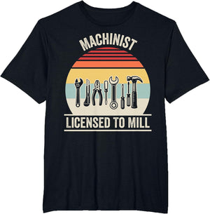 Machinist Licensed to Mill Retro Tools