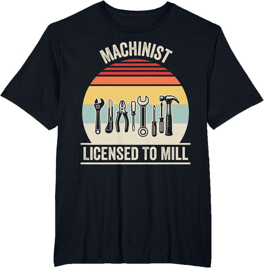 Machinist Licensed to Mill Retro Tools