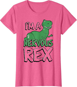 Disney Pixar Toy Story I'm A Nervous Rex Retro Portrait