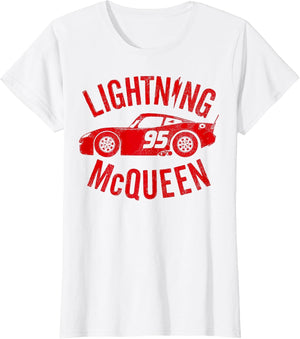 Disney Pixar Cars Lightning McQueen Vintage 95 Race Logo