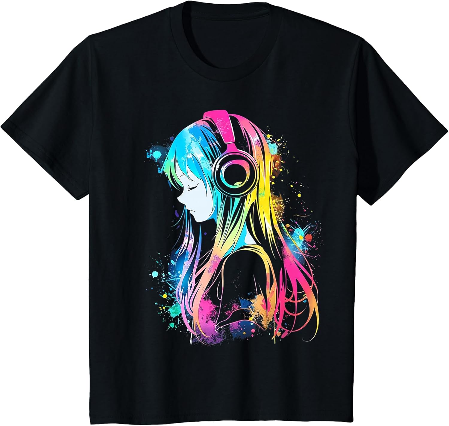 Anime Manga Graphic Headphone Art Anime