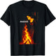 Burning Smoking Witch Pyre, Halloween Dark Humor Gothic