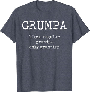 Grumpa Definition: Funny Grandpa Sarcastic Grumpy Old Man
