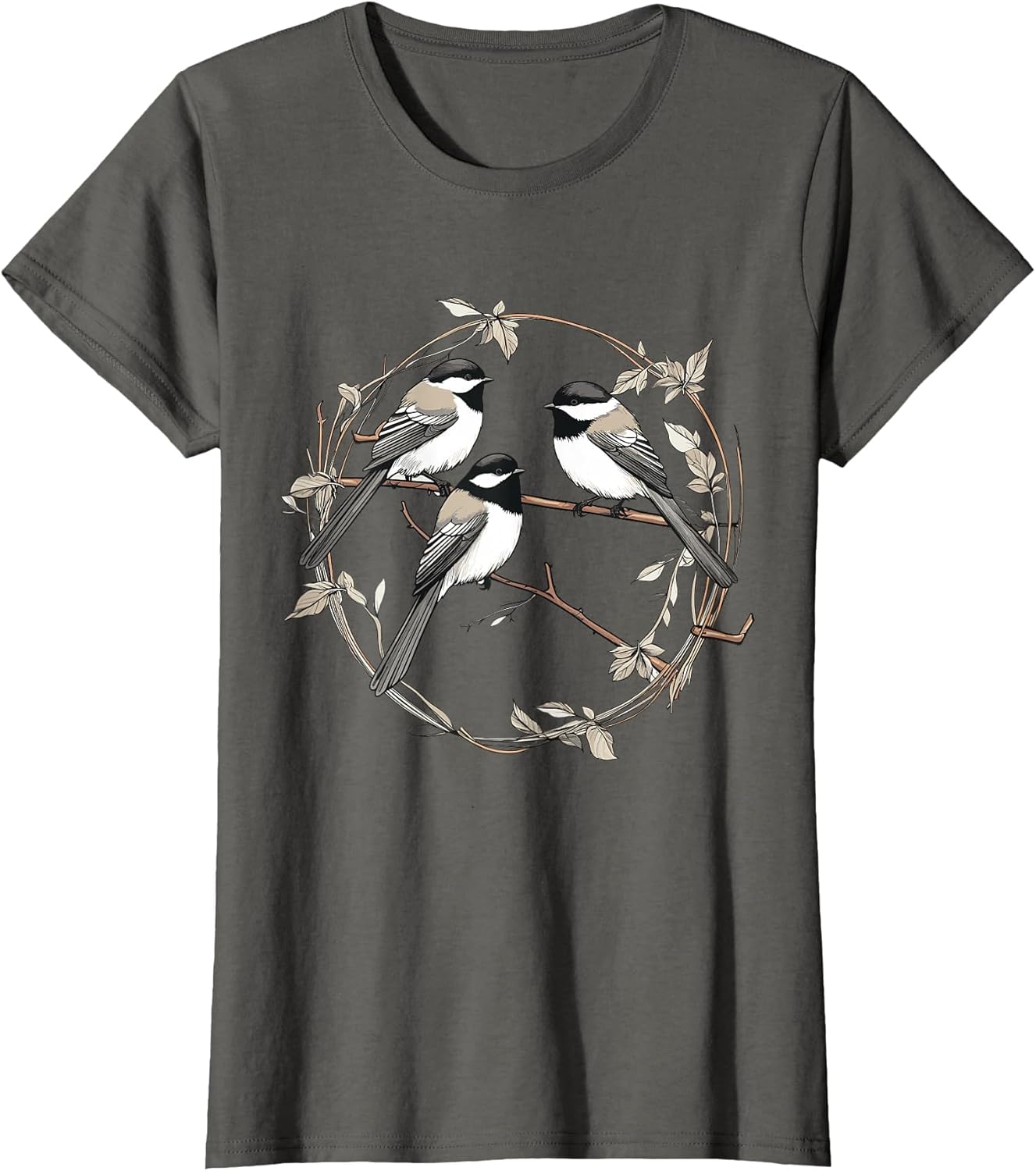Black Capped Chickadee Geometric Patten Art,Cute Bird Lover