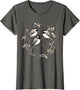 Black Capped Chickadee Geometric Patten Art,Cute Bird Lover
