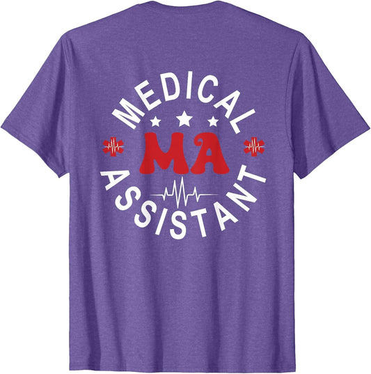 Medical Assistant MA CMA Nursing Doctor Assistant Back of