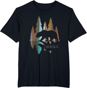 Cherokee Pride - Trees with Bear - Indigenous - Cherokee