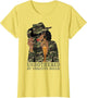 Unbothered Western Black Cowgirl Camo Camoflauge Afro Woman