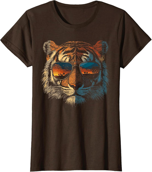 Retro Novelty Men Women Kids Funny Tiger