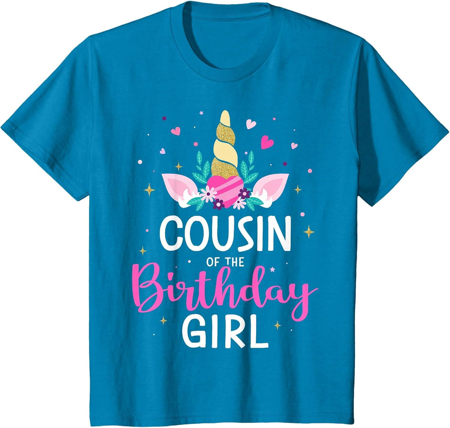 Cousin of The Birthday Girl Matching Family Unicorn Party