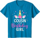Cousin of The Birthday Girl Matching Family Unicorn Party